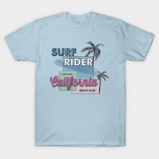 Vintage California Beach surf rider T-Shirt